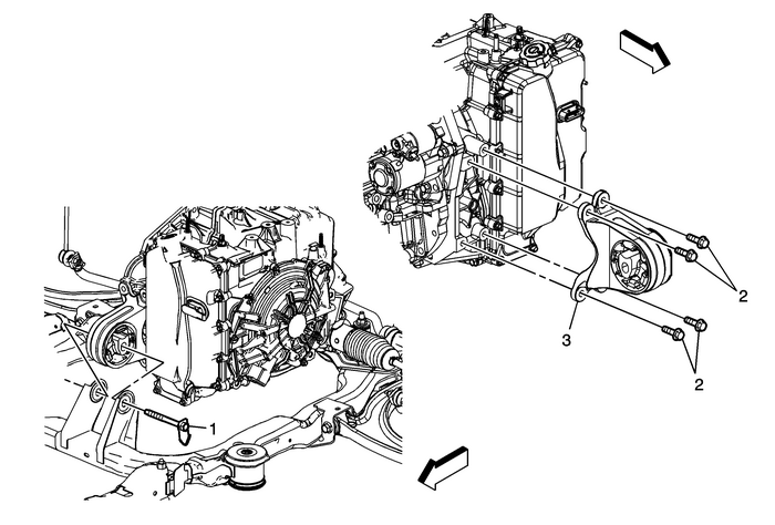 Transmission Front Mount Replacement Automatic Transmission Unit 