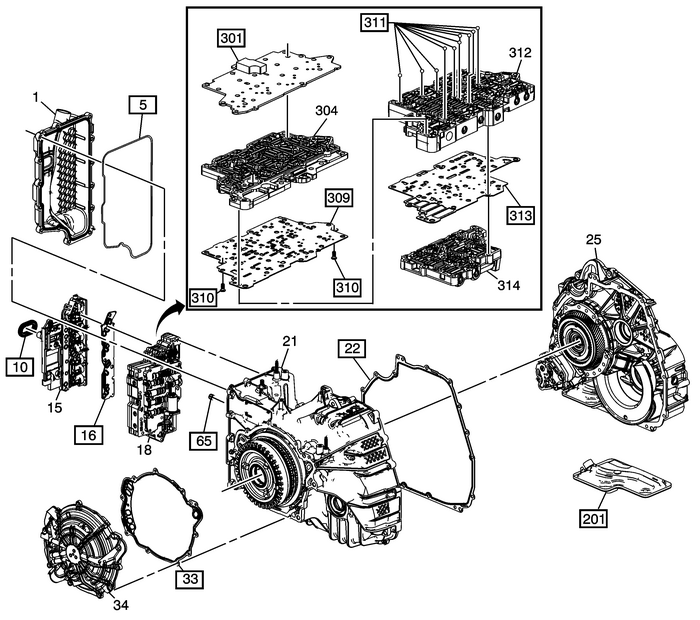 Transmission Parts Kit Specifications Automatic Transmission Unit 