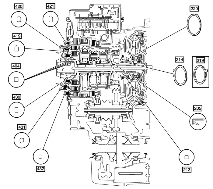 thumbnail image 2 of GM Genuine Parts 24272476 Automatic Transmission Seal Kit - OEM Service Kit For GM Vehicles 2 of 11
