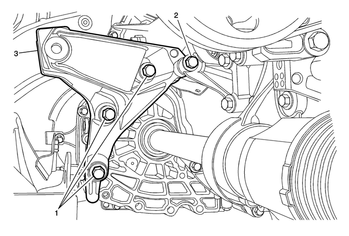 Transmission Rear Mount Bracket Replacement (FWD) Automatic Transmission Unit 