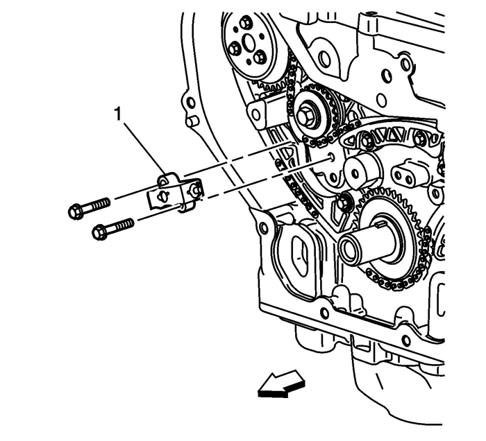 Water Pump and Balance Shaft Chain and Tensioner Removal Engine Block Cylinder Block Balance Shaft