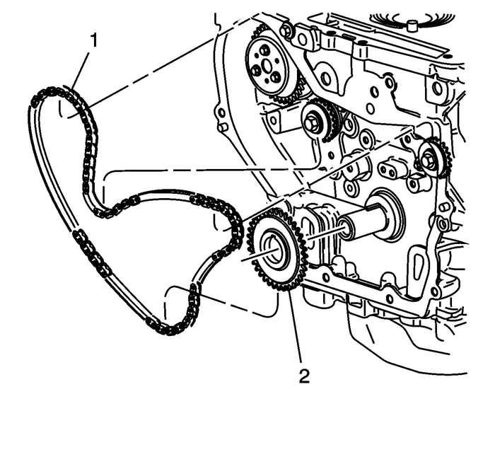 Water Pump and Balance Shaft Chain and Tensioner Removal Engine Block Cylinder Block Balance Shaft