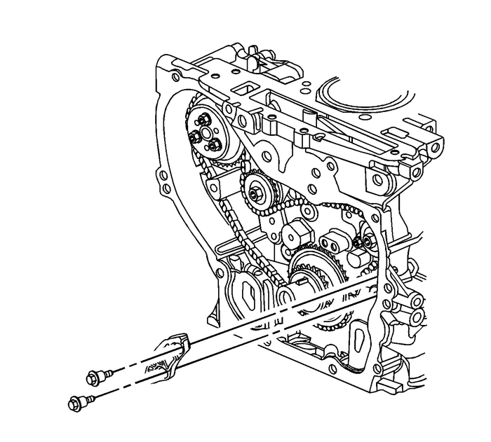 Water Pump and Balance Shaft Chain Replacement Engine Block Cylinder Block Balance Shaft