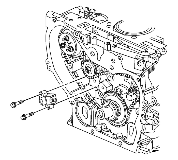 Water Pump and Balance Shaft Chain Replacement Engine Block Cylinder Block Balance Shaft