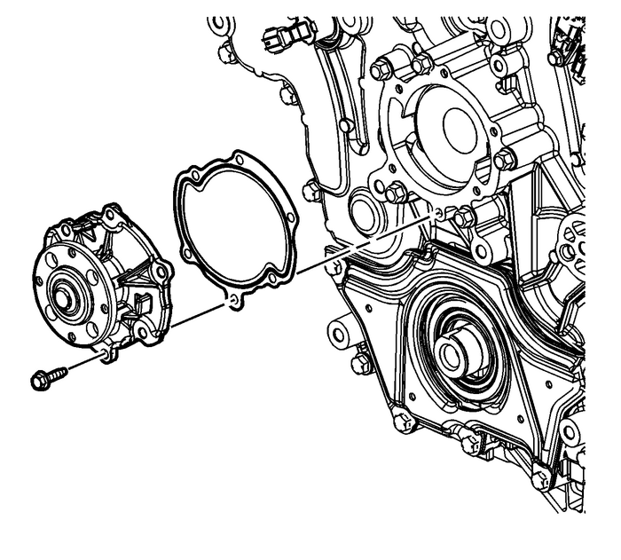 Water Pump Installation Engine Cooling Coolant Pump 