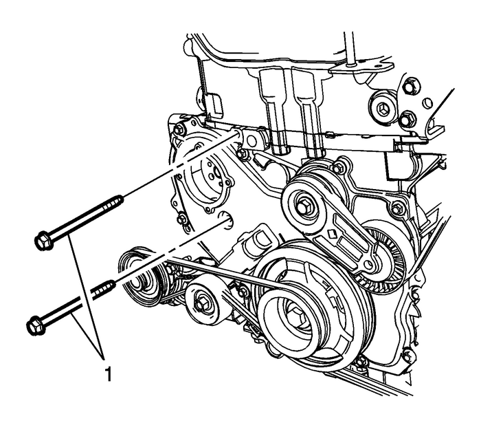 Water Pump Replacement (L4) Engine Cooling Coolant Pump 