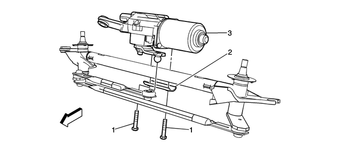 Windshield Wiper Motor Replacement (Equinox Terrain) Wipers Wiper Motor 