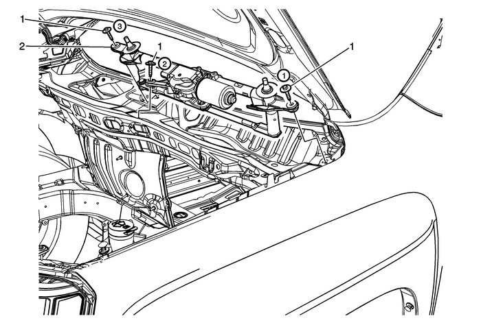 Windshield Wiper Transmission Replacement (Terrain) Automatic Transmission Unit 