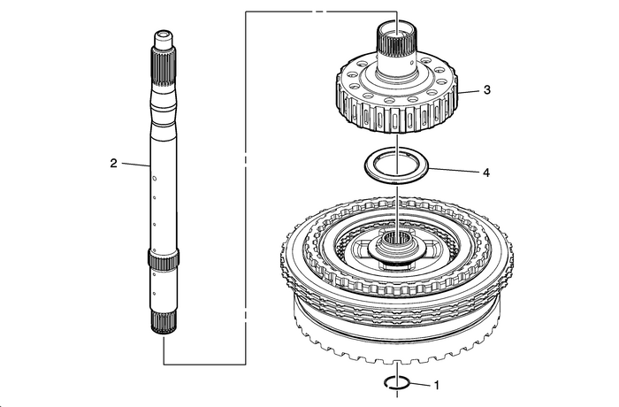 3-5-Reverse and 4-5-6 Clutch Housing Disassemble (6T40/45/50 - Gen 2) Automatic Transmission Unit  Transmission/Transaxle Transmission Unit 3-5-Reverse and 4-5-6 Clutch Housing Disassemble (6T40/45/50 - Gen 2) Automatic Transmission Unit