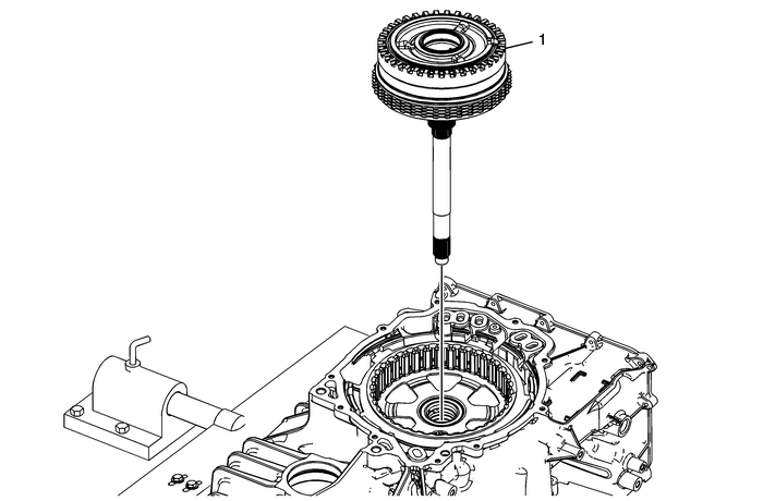 3-5-Reverse and 4-5-6 Clutch Housing Installation Automatic Transmission Unit 