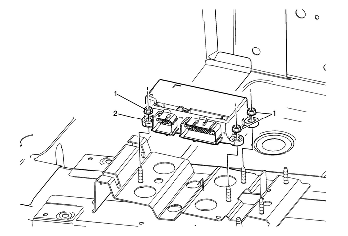 Airbag Sensing and Diagnostic Module Replacement Secondary Air Bag Modules Restraints Air Bag Modules Airbag Sensing and Diagnostic Module Replacement Secondary Air Bag Modules