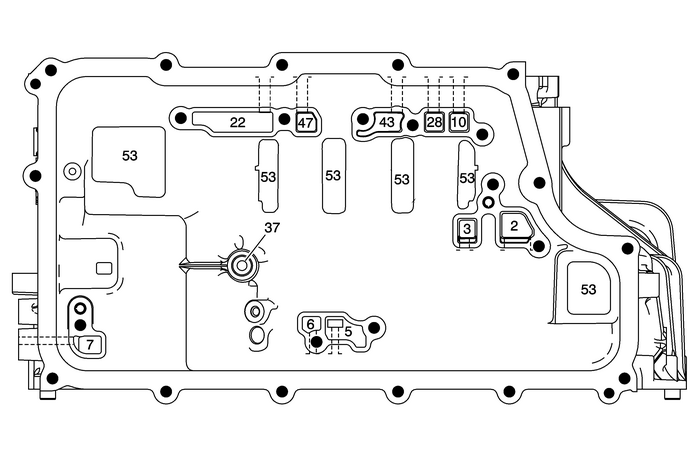 A/Trans Case Assembly - Control Valve Body Side Automatic Transmission Unit Transmission/Transaxle Transmission Unit A/Trans Case Assembly - Control Valve Body Side Automatic Transmission Unit