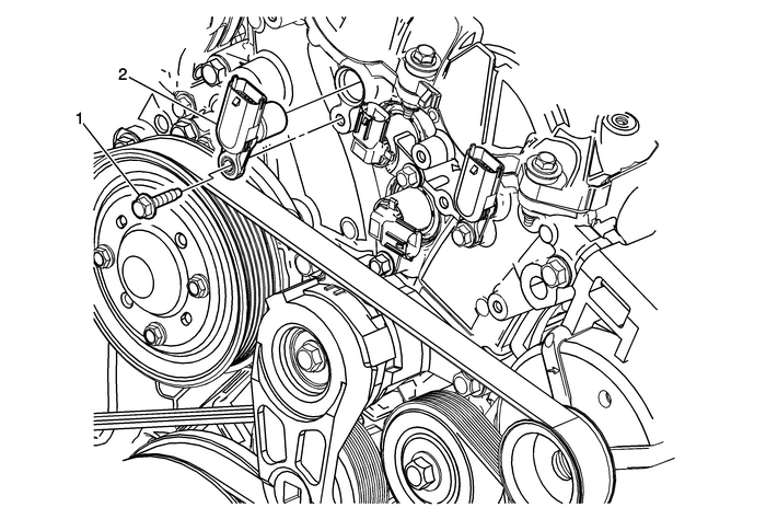 Camshaft Position Sensor Replacement - Bank 2 (Left Side) Intake Engine Control Engine Control Sensors Crankshaft/Camshaft/TDC Position Sensor