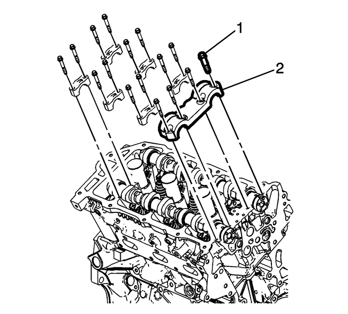 Camshaft Replacement - Right Side Valvetrain Camshaft Engine Camshaft Camshaft Replacement - Right Side Valvetrain Camshaft