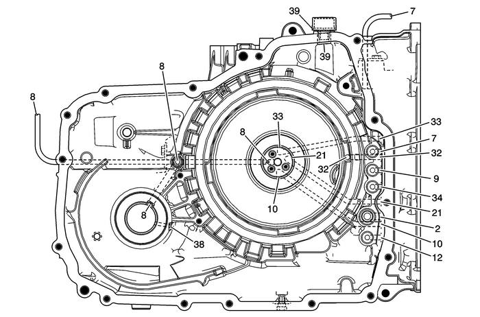 Case - Torque Converter and Differential Housing Side Automatic Transmission Unit 