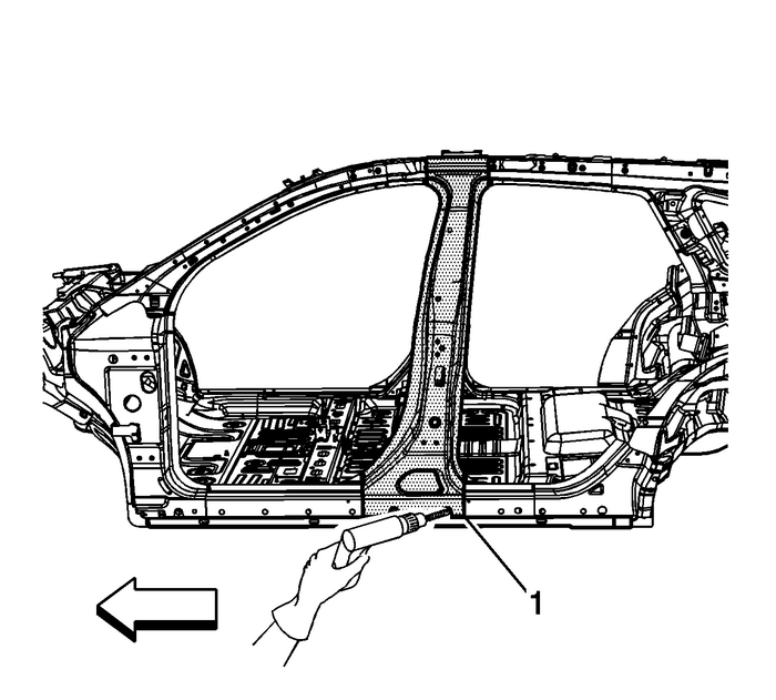 Center Pillar Outer Panel Reinforcement Replacement Center Pillar Outer Panel Reinforcement Replacement