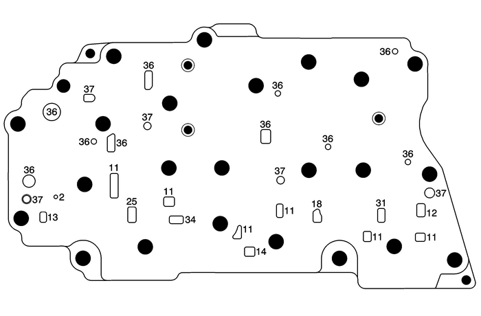 Channel Plate - Control Solenoid (w/Body and TCM) Valve Assembly Side Automatic Transmission Unit  Transmission/Transaxle Transmission Unit Channel Plate - Control Solenoid (w/Body and TCM) Valve Assembly Side Automatic Transmission Unit