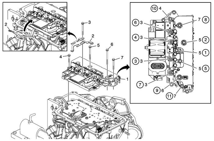 Control Valve Body Assembly Installation Automatic Transmission Unit Control Valve Body Transmission/Transaxle Transmission Unit Control Valve Body Assembly Installation Automatic Transmission Unit Control Valve Body