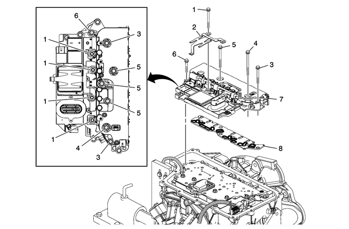 Control Valve Body Assembly Removal Automatic Transmission Unit Control Valve Body Transmission/Transaxle Transmission Unit Control Valve Body Assembly Removal Automatic Transmission Unit Control Valve Body