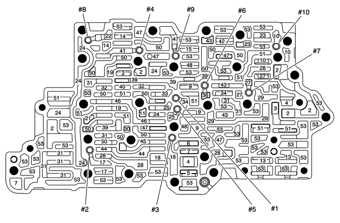 Control Valve Upper Body Assembly - Upper Body Spacer Plate Side Automatic Transmission Unit Transmission/Transaxle Transmission Unit Control Valve Upper Body Assembly - Upper Body Spacer Plate Side Automatic Transmission Unit