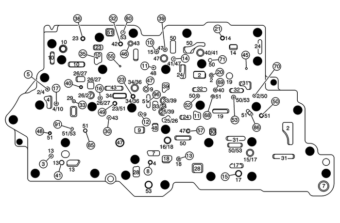 Control Valve Upper Body Spacer Plate Assembly Automatic Transmission Unit Transmission/Transaxle Transmission Unit Control Valve Upper Body Spacer Plate Assembly Automatic Transmission Unit