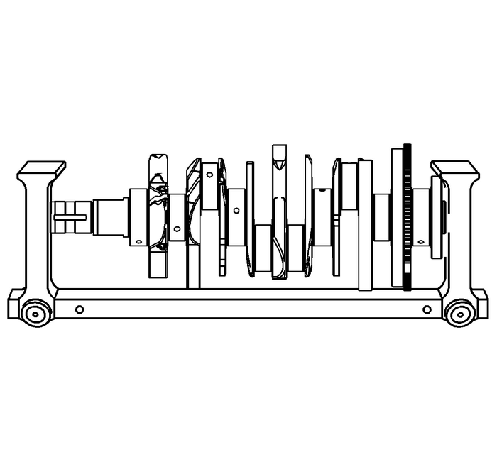 Crankshaft and Bearing Cleaning and Inspection Engine Block Cylinder Block Crankshaft