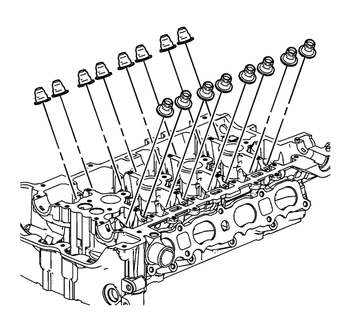 Cylinder Head Disassemble (LAF, LEA, or LUK) Engine Block Cylinder Head  Engine Cylinder Head Cylinder Head Disassemble (LAF, LEA, or LUK) Engine Block Cylinder Head