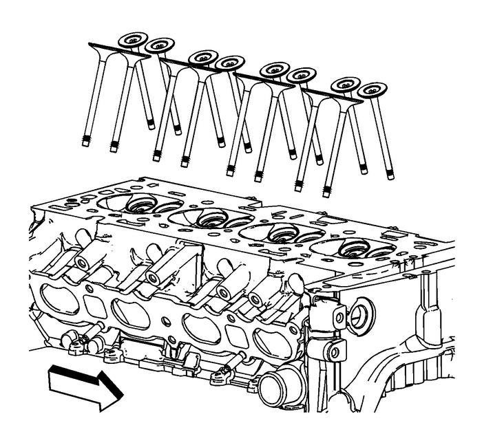 Cylinder Head Disassemble (LAF, LEA, or LUK) Engine Block Cylinder Head  Engine Cylinder Head Cylinder Head Disassemble (LAF, LEA, or LUK) Engine Block Cylinder Head