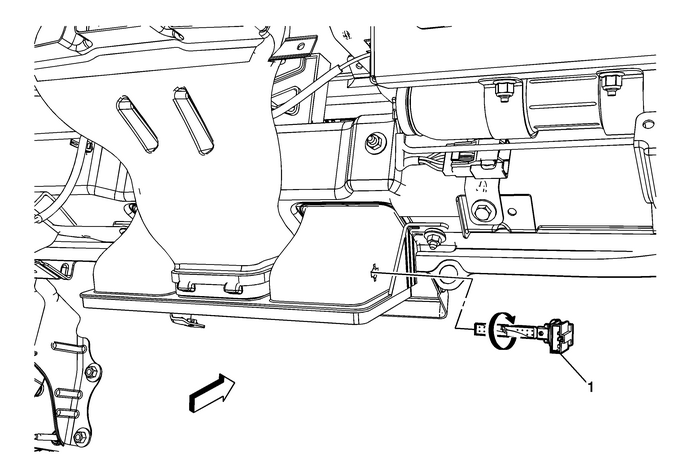 Duct Air Temperature Sensor Replacement - Upper Engine Control Engine Control Sensors Intake Air Temp Sensor