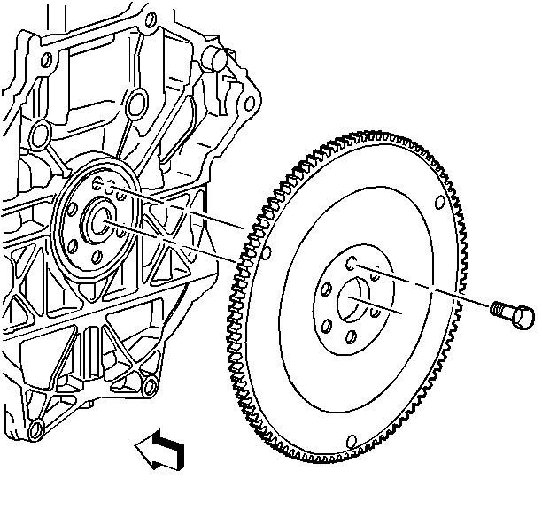 Engine Flywheel Installation Flywheel/Flexplate   Transmission/Transaxle  Engine Flywheel Installation Flywheel/Flexplate