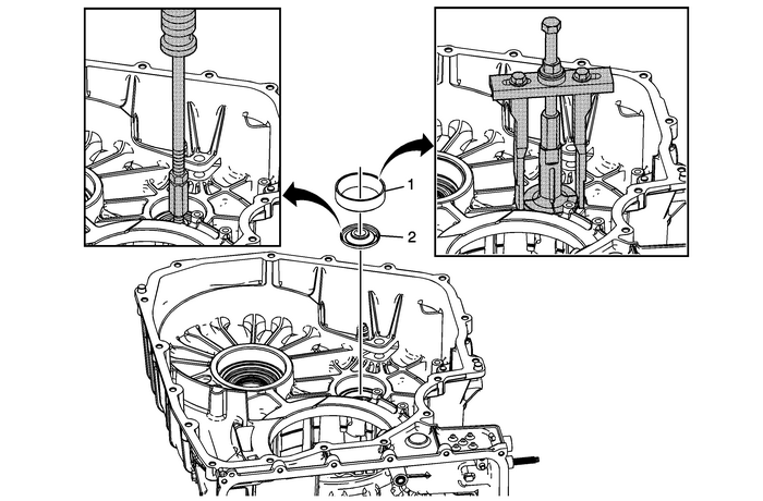 Front Differential Drive Pinion Gear Bearing Cup and Lubricant Dam Replacement Automatic Transmission Unit Transmission/Transaxle Transmission Unit Front Differential Drive Pinion Gear Bearing Cup and Lubricant Dam Replacement Automatic Transmission Unit