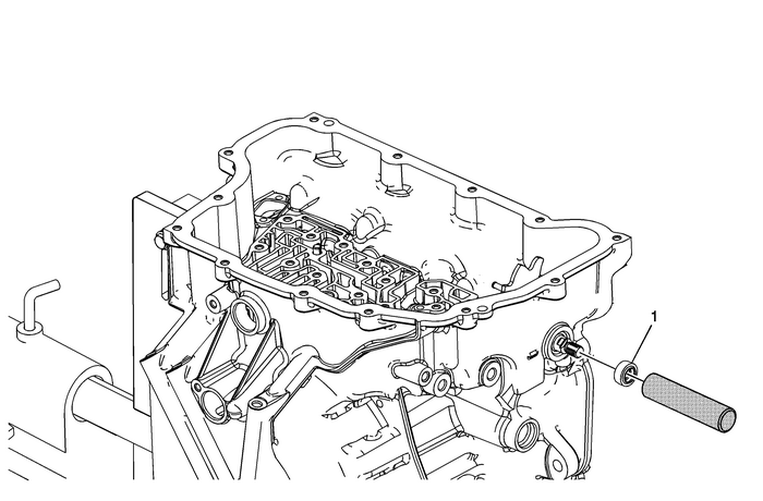 Manual Shift Shaft Seal Installation Automatic Transmission Unit Transmission/Transaxle Transmission Unit Manual Shift Shaft Seal Installation Automatic Transmission Unit