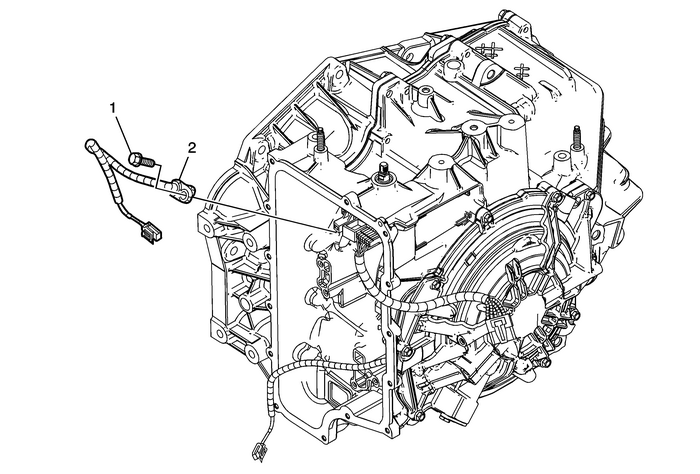 Output Speed Sensor Replacement Automatic Transmission Unit  Transmission/Transaxle Transmission Unit Output Speed Sensor Replacement Automatic Transmission Unit