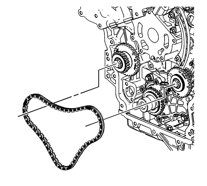 Primary Camshaft Intermediate Drive Chain Removal Valvetrain Camshaft 