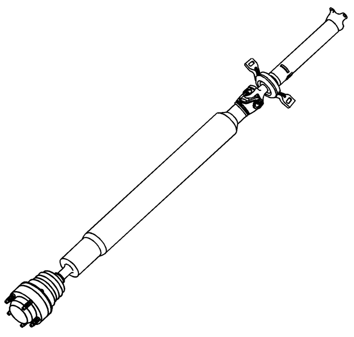 Propeller Shaft Description and Operation Driveshafts Propeller Shaft Assembly Driveline Propeller Shaft Assembly Propeller Shaft Description and Operation Driveshafts Propeller Shaft Assembly