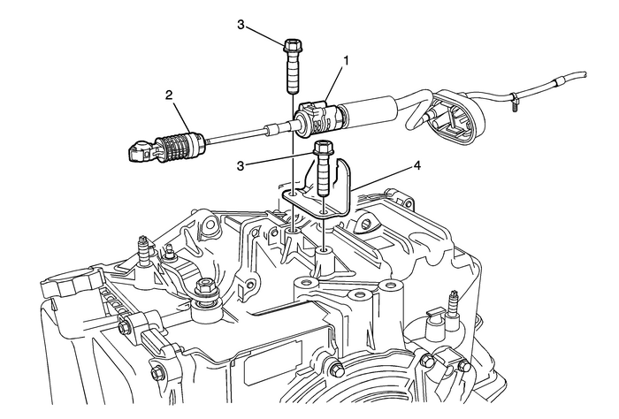 Range Selector Lever Cable Bracket Replacement Automatic Transmission Unit Transmission/Transaxle Transmission Unit Range Selector Lever Cable Bracket Replacement Automatic Transmission Unit