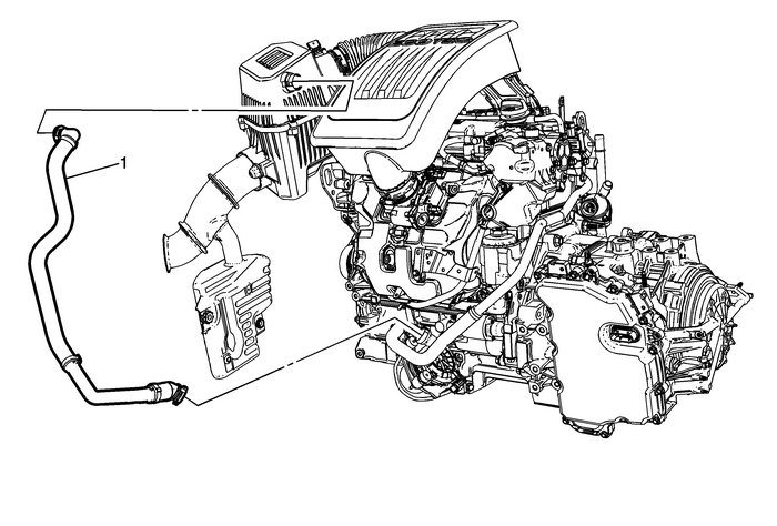 Secondary Air Injection Pump Inlet Hose Replacement Engine Control  