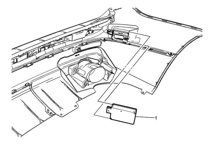 Side Object Sensing Alert Module Replacement    Driver Assist  Side Object Sensing Alert Module Replacement