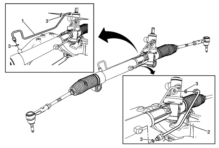 Steering Gear Pipe and Seal Replacement Steering Gear Assembly Steering Steering Gear Pipe and Seal Replacement Steering Gear Assembly