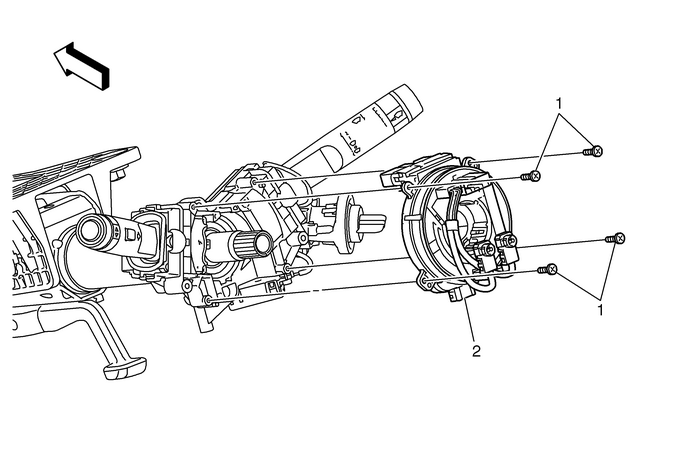 Steering Wheel Airbag Coil Replacement Restraints Control Restraints Steering Wheel Airbag Coil Replacement Restraints Control