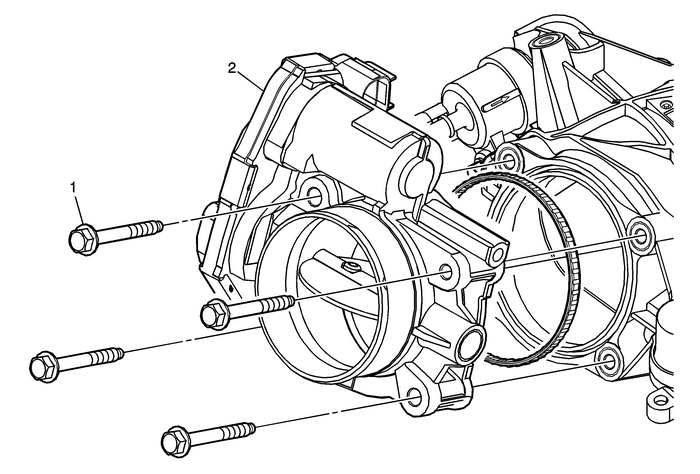 Throttle Body Assembly Replacement Engine Control Air Metering/Acceleration Throttle