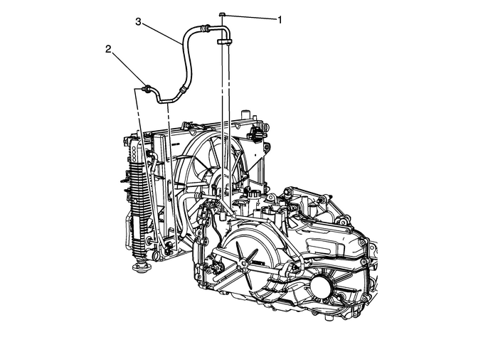 Transmission Fluid Cooler Inlet Pipe Replacement Automatic Transmission Unit  Transmission/Transaxle Transmission Unit Transmission Fluid Cooler Inlet Pipe Replacement Automatic Transmission Unit