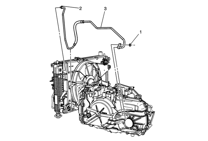 Transmission Fluid Cooler Outlet Pipe Replacement Automatic Transmission Unit  Transmission/Transaxle Transmission Unit Transmission Fluid Cooler Outlet Pipe Replacement Automatic Transmission Unit