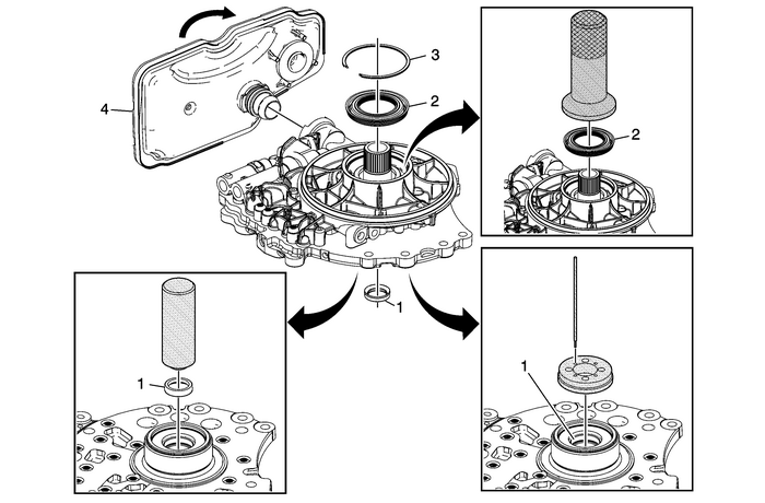 Transmission Fluid Pump Assemble (6T40/45/50) Automatic Transmission Unit 