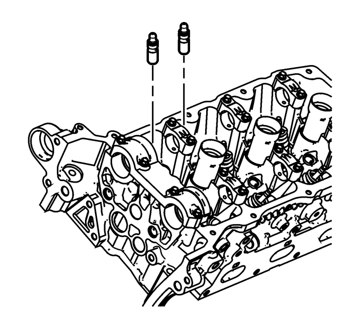 Valve Lifter Replacement - Right Side    Engine  Valve Lifter Replacement - Right Side