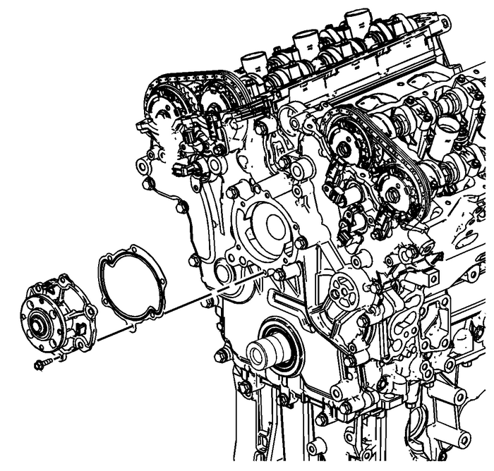 Water Pump Replacement (LFX) Engine Cooling Coolant Pump Engine Coolant Pump Water Pump Replacement (LFX) Engine Cooling Coolant Pump